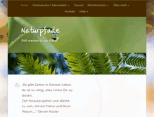 Tablet Screenshot of naturerfahrung-sinnsuche.de